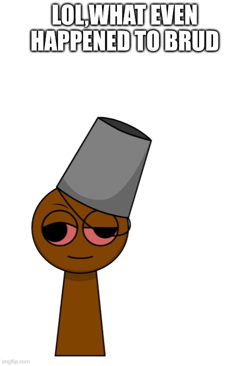 brud with tired eyes like vineria and simon | LOL,WHAT EVEN HAPPENED TO BRUD | made w/ Imgflip meme maker