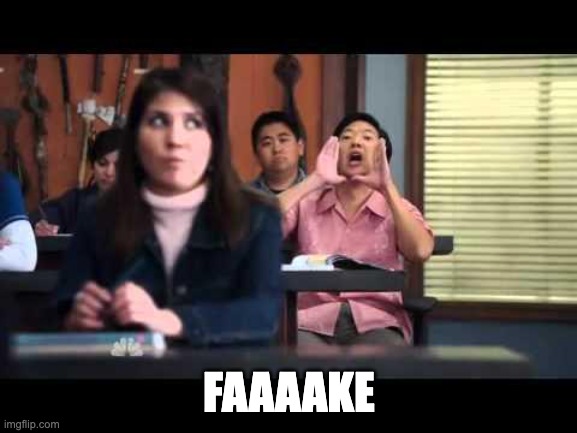 FAAAAKE | FAAAAKE | image tagged in ha gay | made w/ Imgflip meme maker