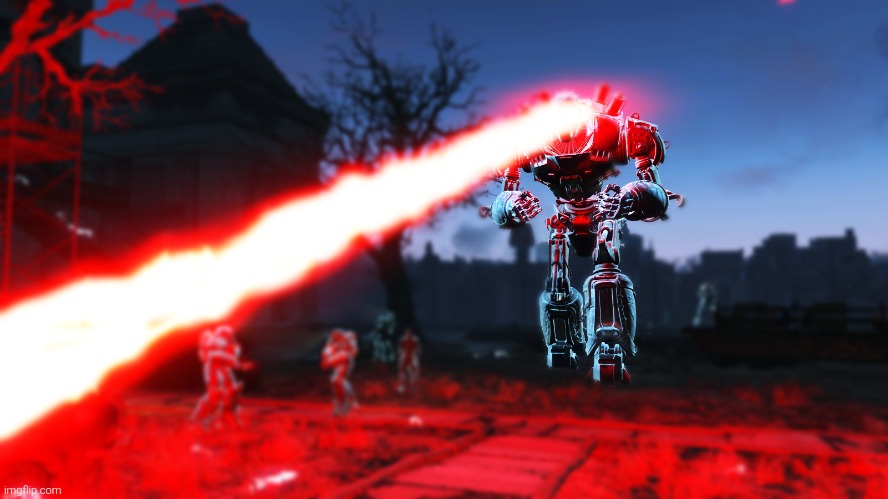 Liberty Prime Ultimate Laser Beam | image tagged in liberty prime ultimate laser beam | made w/ Imgflip meme maker