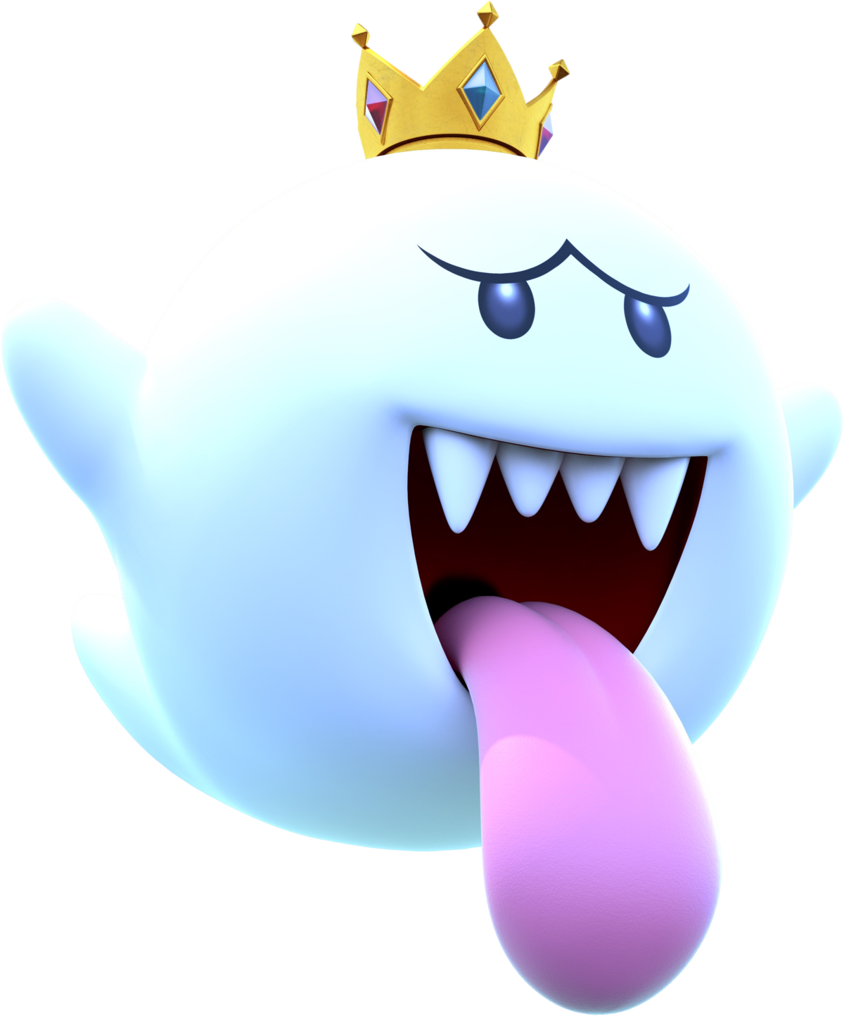 boo ghost mario transparent Blank Meme Template