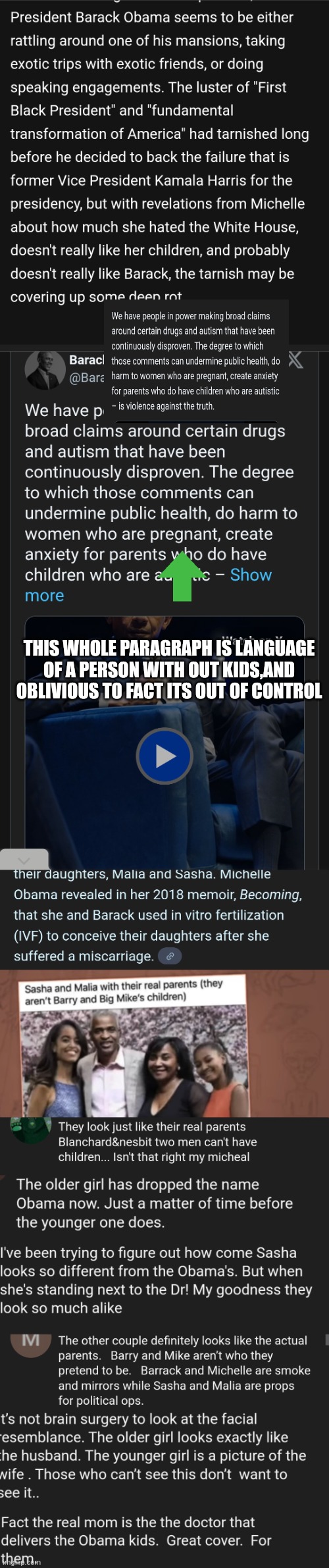 Readers highgest : Kamel toe reveals hates WH her kids, obummer exposed after daughter drop bummer last name | THIS WHOLE PARAGRAPH IS LANGUAGE OF A PERSON WITH OUT KIDS,AND OBLIVIOUS TO FACT ITS OUT OF CONTROL | image tagged in wow,bummer,demonrat | made w/ Imgflip meme maker