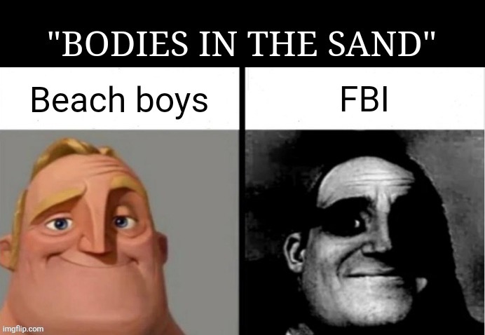 image tagged in people who don't know vs people who know,why is the fbi here,beach,musician jokes | made w/ Imgflip meme maker