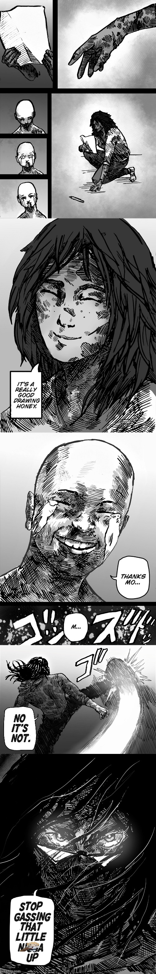 dog ningen is insane | made w/ Imgflip meme maker