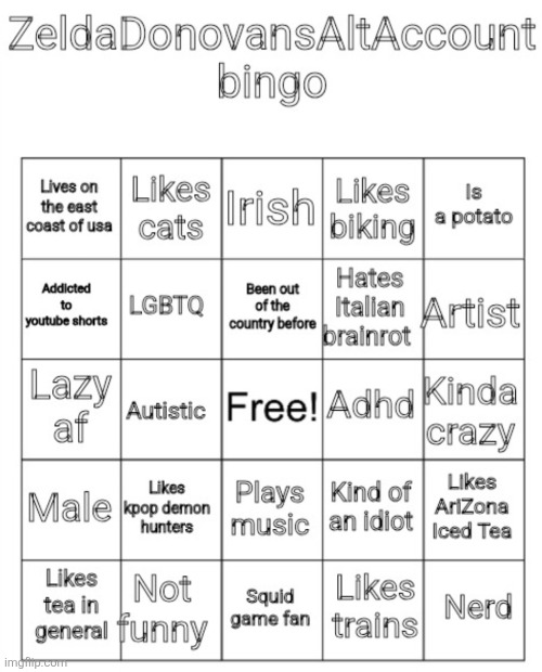 Just do it | image tagged in zeldadonovansaltaccount bingo | made w/ Imgflip meme maker