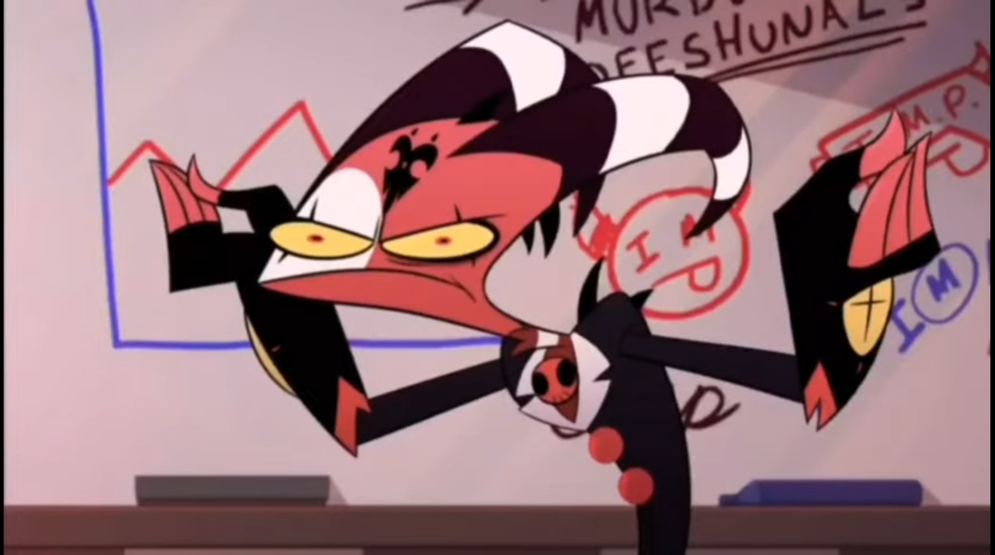 Blitzø in Disbelief Blank Meme Template