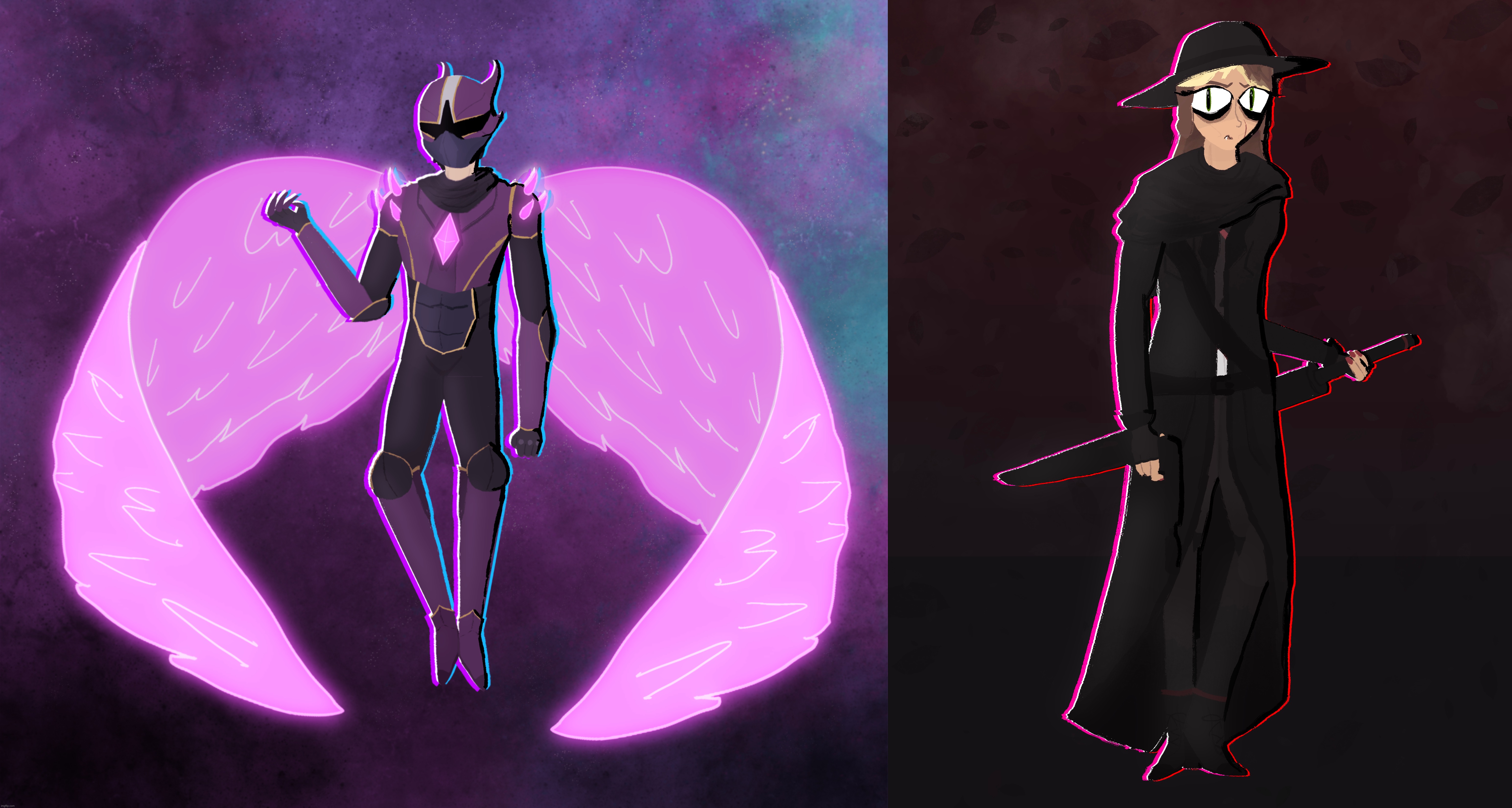 New refs for Nova and Phantasm before I disappear for another 3 weeks | made w/ Imgflip meme maker