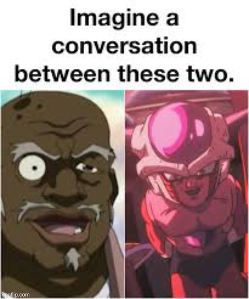 image tagged in the boondocks,anime | made w/ Imgflip meme maker