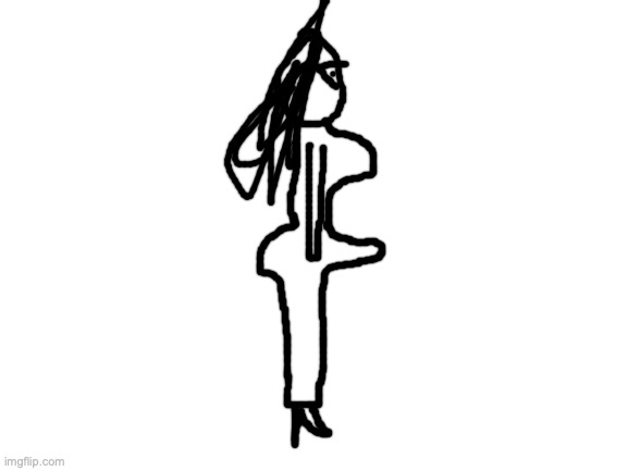 she has pants on don't worry | image tagged in blank white template | made w/ Imgflip meme maker