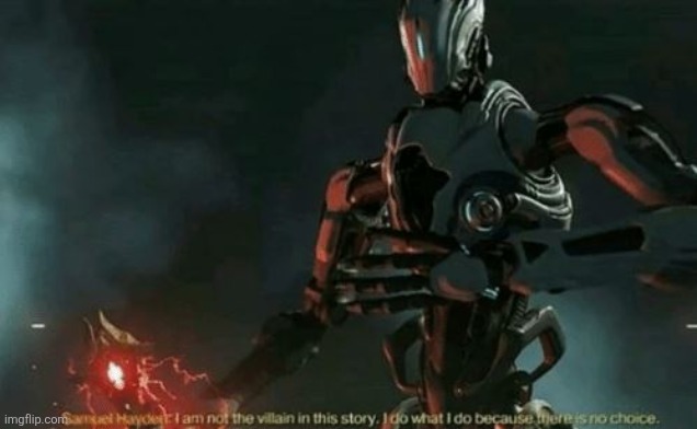 Samuel Hayden Villain | image tagged in samuel hayden villain | made w/ Imgflip meme maker