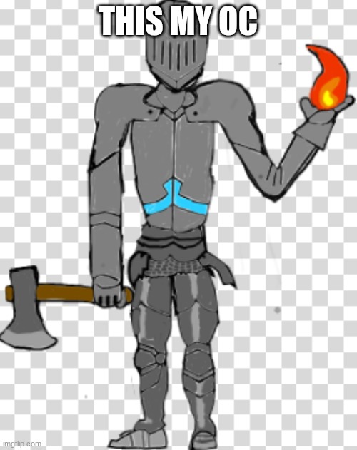 Bruhface w/ armour | THIS MY OC | image tagged in bruhface w/ armour | made w/ Imgflip meme maker