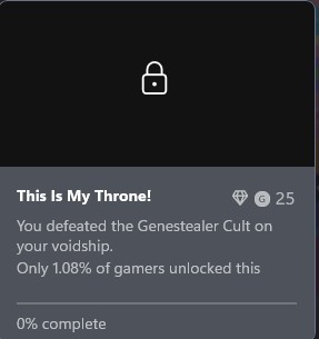 This is my Throne Achievement Rogue Trader Blank Meme Template