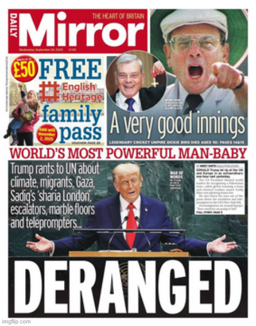 WORLDS MOST POWERFUL MAN-BABY | image tagged in worlds most powerful man-baby,deranged,un,escalators,marble floors,teleprompters | made w/ Imgflip meme maker