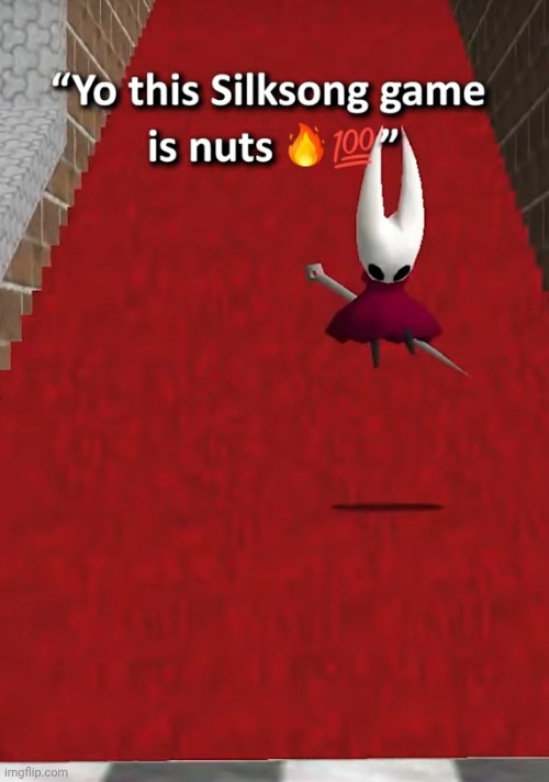 image tagged in hollow knight,silksong,mario | made w/ Imgflip meme maker