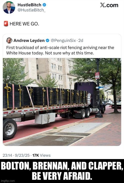 TOP DEMOCRATS (AND JOHN BOLTON), BE VERY AFRAID! | BOLTON, BRENNAN, AND CLAPPER,
BE VERY AFRAID. | image tagged in democrat party,democrats | made w/ Imgflip meme maker