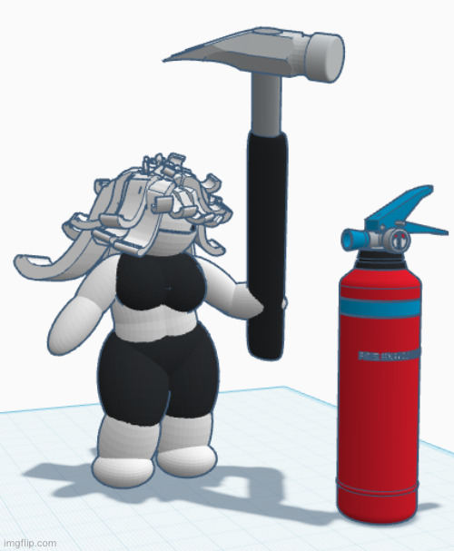 First ever model of the soon to be Claire Von Ferrarai, Created April 03, 2024 | image tagged in creation date,beanoid,chrono bean | made w/ Imgflip meme maker