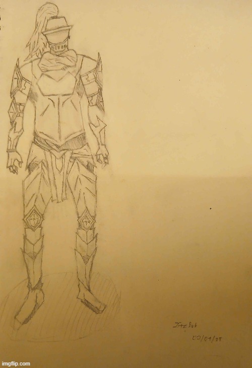 ancient ahh art, and uh... Howard Parker aka The Iron Knight | made w/ Imgflip meme maker
