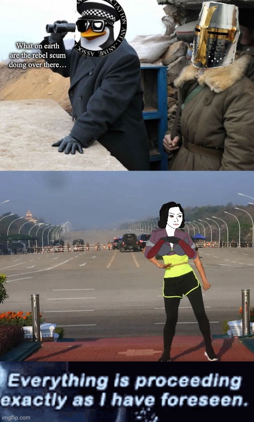 so about that joke I made over turning Imgflip into a Balkan country… (Yugoslavia time) | What on earth are the rebel scum doing over there… | image tagged in kim jong un binoculars,coup d'etat | made w/ Imgflip meme maker
