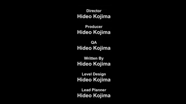 Hideo Kojima Blank Meme Template