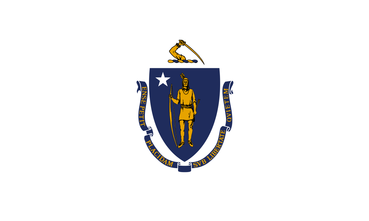 Massachusetts flag Blank Meme Template