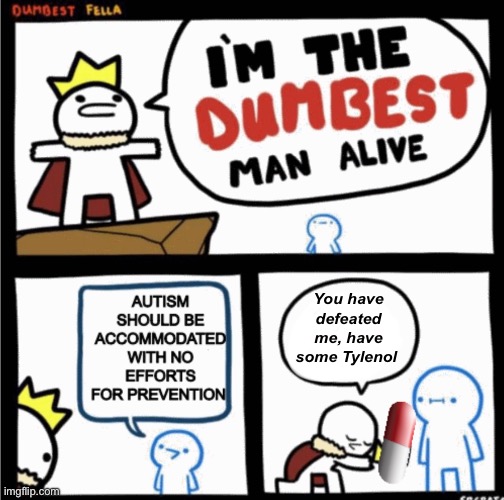 Prevention efforts  must make some feel insecure | You have defeated me, have some Tylenol | image tagged in politics lol,memes | made w/ Imgflip meme maker