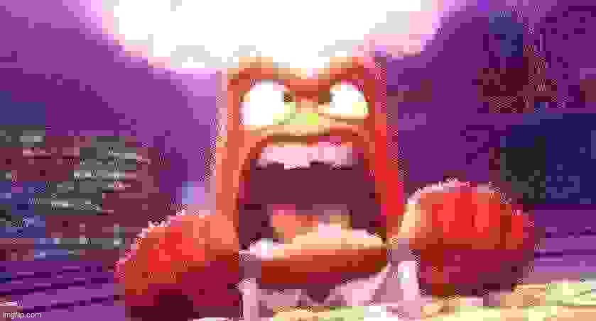Inside Out Anger | image tagged in inside out anger | made w/ Imgflip meme maker