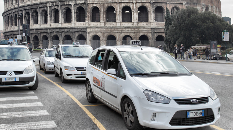 Italian Taxi Blank Meme Template