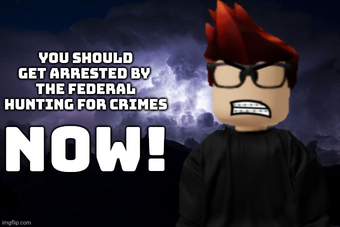 image tagged in mc you should get arrested by the fhc now | made w/ Imgflip meme maker
