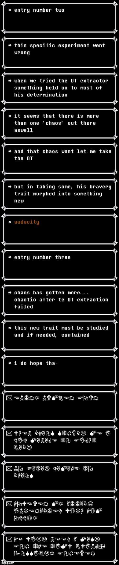 chaos arg part 2, sorry for the wait | made w/ Imgflip meme maker