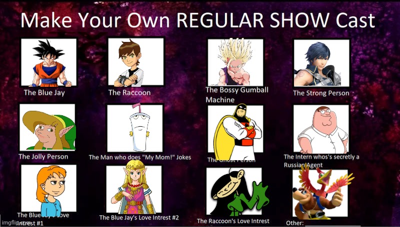 image tagged in regular show cast | made w/ Imgflip meme maker