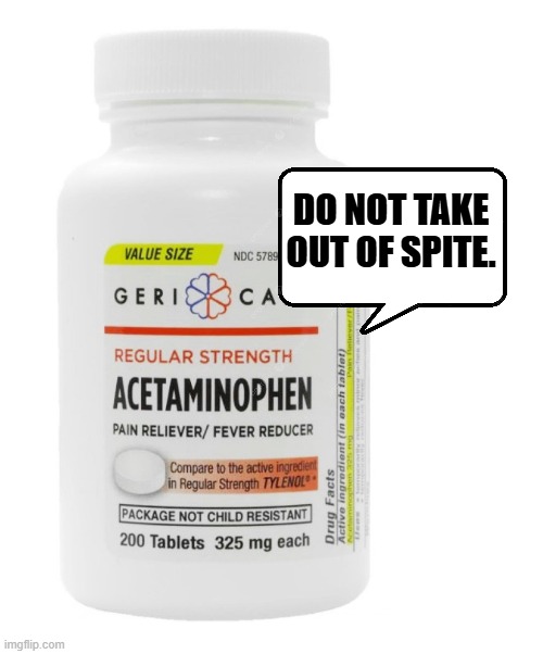 Another headache | DO NOT TAKE OUT OF SPITE. | image tagged in tylenol,rfk jr,trump | made w/ Imgflip meme maker