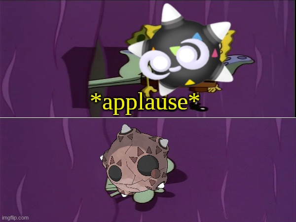 Shiny Minior love | *applause* | image tagged in memes,funny,pokemon,gaming | made w/ Imgflip meme maker