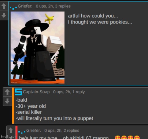 > literally a manipulator > "yeah he's my type" | made w/ Imgflip meme maker