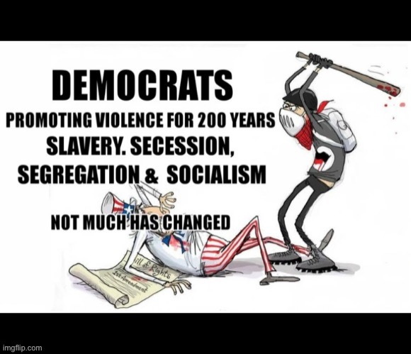 They’ve only gotten worse… | image tagged in political meme,democrats,political violence,200 years,promoters | made w/ Imgflip meme maker