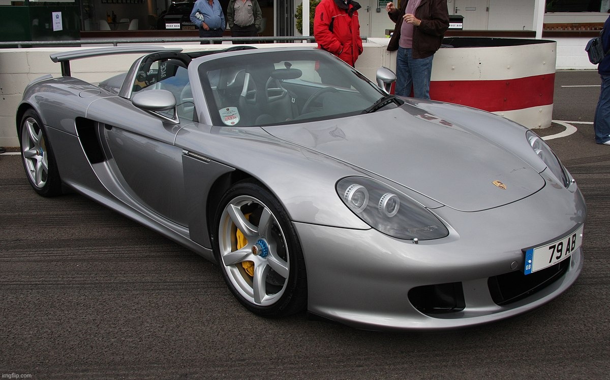 Let's Celebrate 25 Years Of Porsche Carrera GT! | image tagged in porsche carrera gt,porsche,celebrate | made w/ Imgflip meme maker