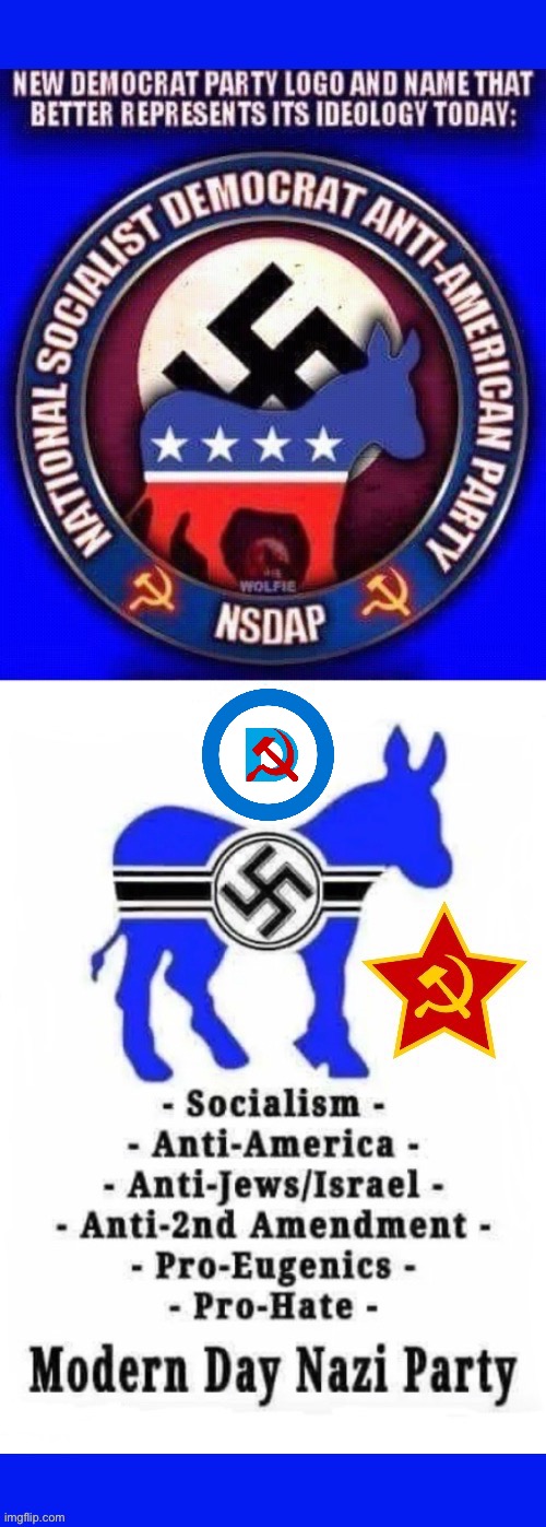 Totalitarians and extremists dwell on the left side of the political spectrum… | image tagged in political meme,democrats,socialists,new logo,party of oppression,extremists | made w/ Imgflip meme maker