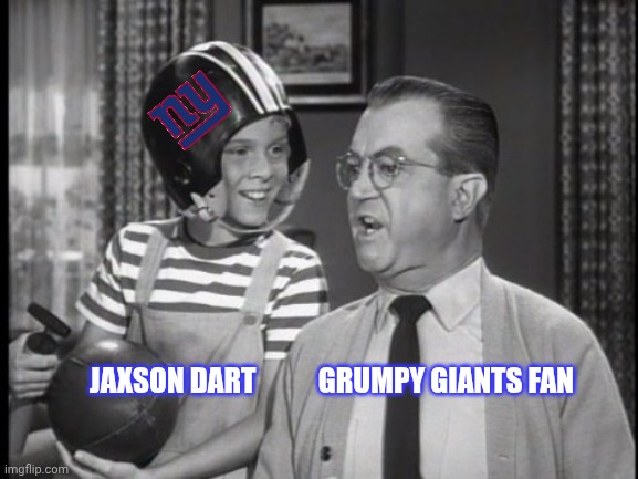JAXSON DART           GRUMPY GIANTS FAN | image tagged in nfl memes,nickelodeon,nfl,grumpy | made w/ Imgflip meme maker