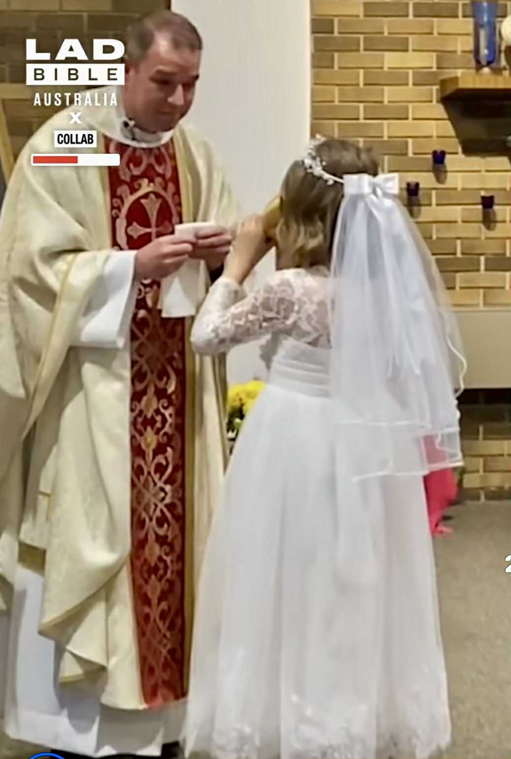 Nancy Pelosi's Catholic communion Blank Meme Template