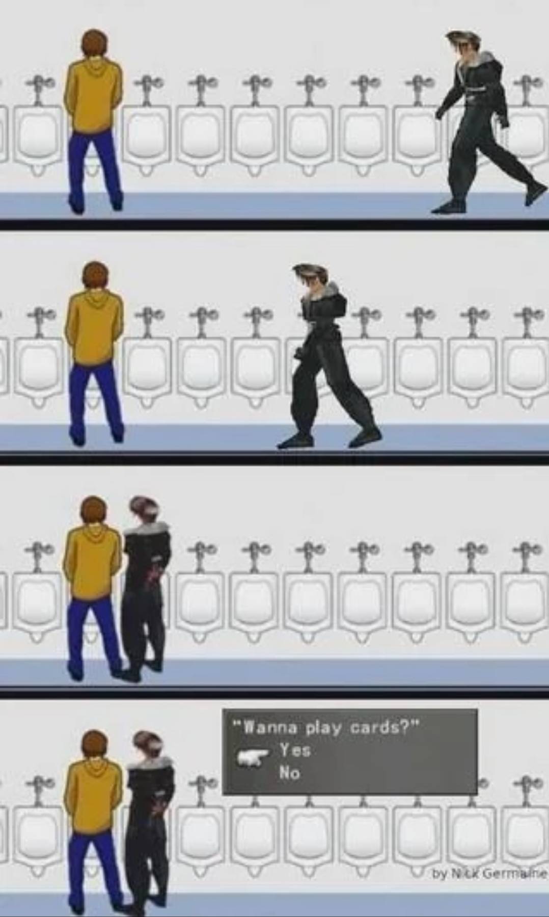 urinal talk. Blank Meme Template