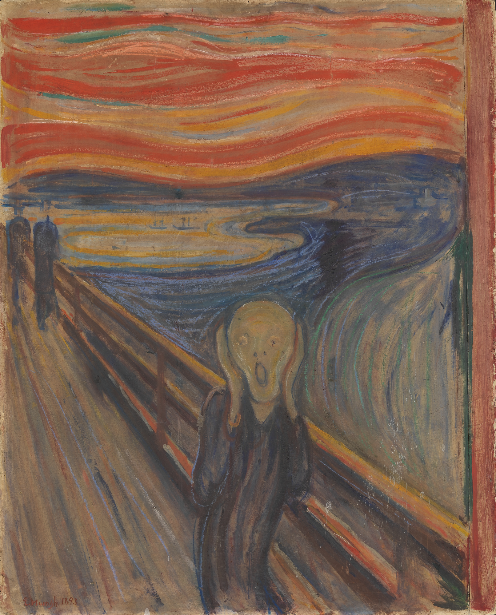 The Scream Blank Meme Template