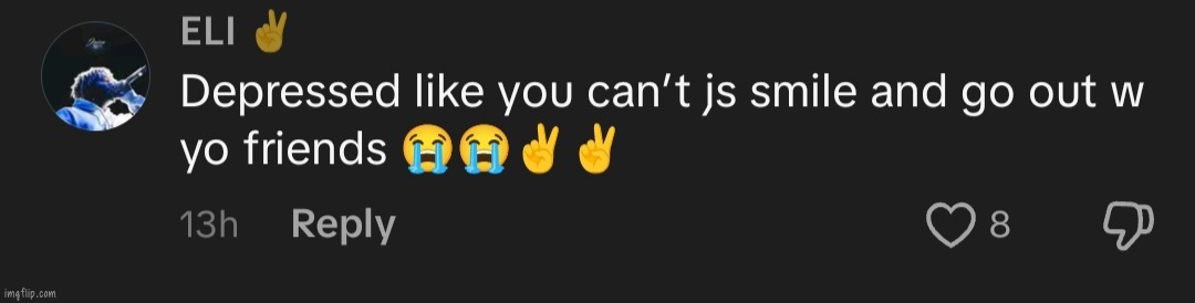 some tiktok comments are funny but come on | made w/ Imgflip meme maker
