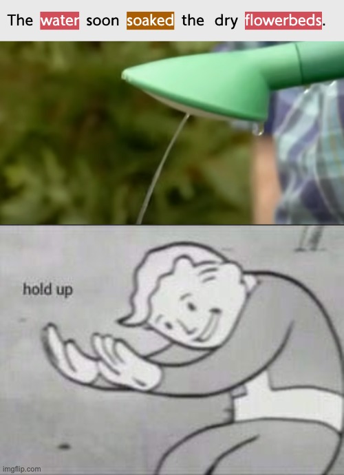 they aint soked | image tagged in fallout hold up | made w/ Imgflip meme maker