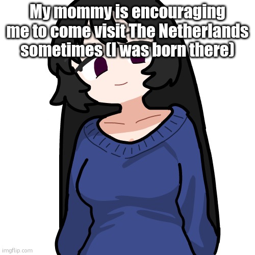 :3 | My mommy is encouraging me to come visit The Netherlands sometimes (I was born there) | image tagged in 3 | made w/ Imgflip meme maker