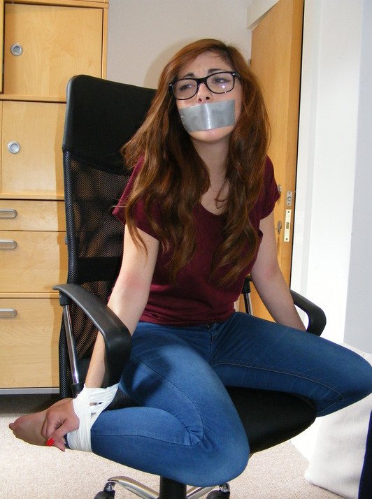 Tied to a chair Blank Meme Template