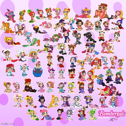 Bombergals (Original Artist: SailorBomber) | made w/ Imgflip meme maker