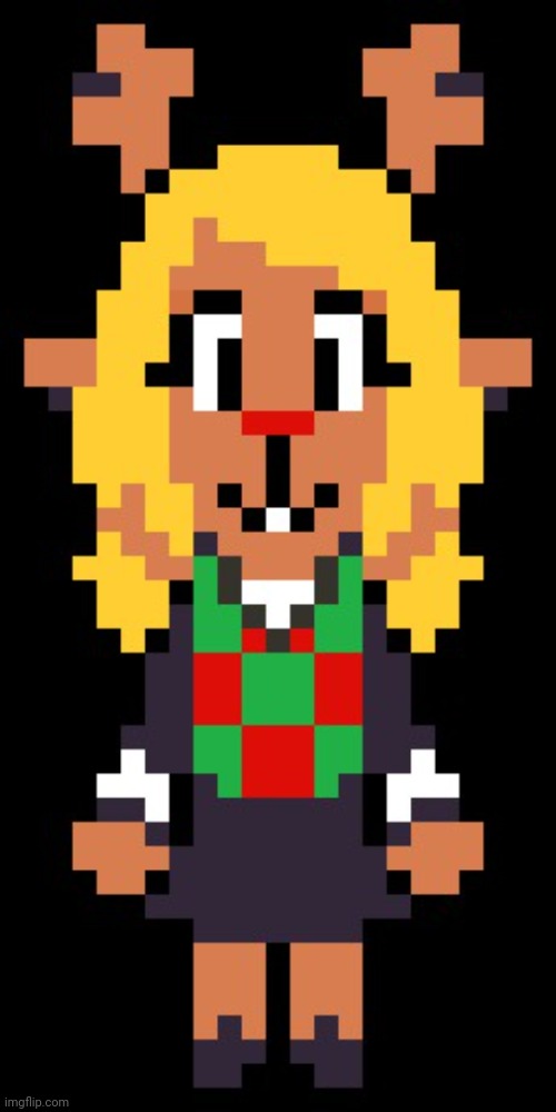 peak character | image tagged in noelle deltarune | made w/ Imgflip meme maker