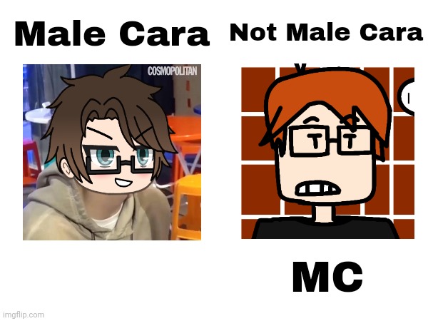 Male Cara Not Male Cara MC | made w/ Imgflip meme maker