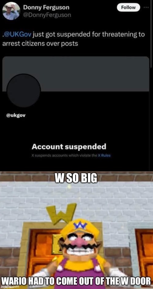 Lmao based | image tagged in w so big wario | made w/ Imgflip meme maker