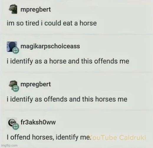 Which of y‘all are horse offenders | made w/ Imgflip meme maker