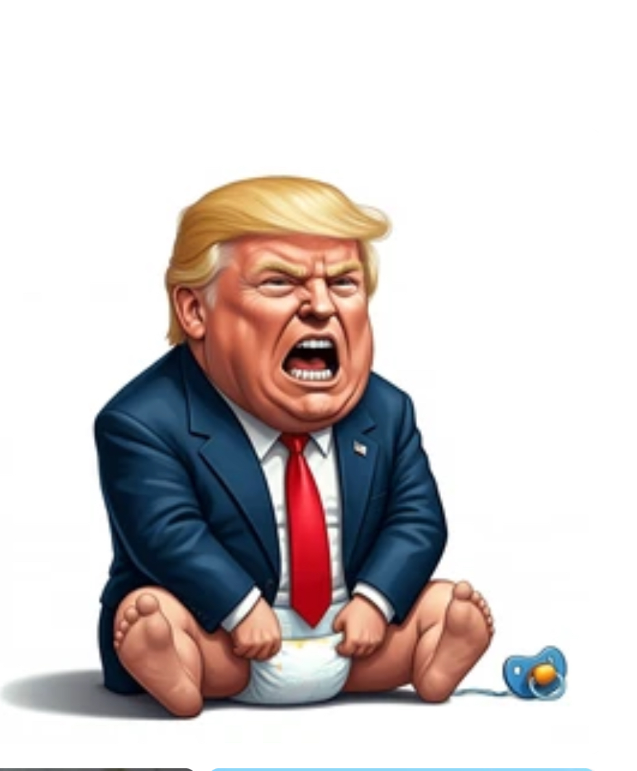 Trump baby Blank Meme Template