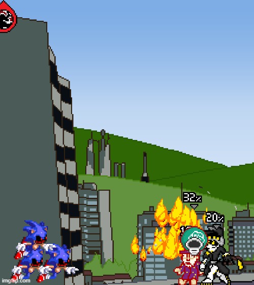 what happened to this roaring knight addon why did it just spawn sonic exe | made w/ Imgflip meme maker